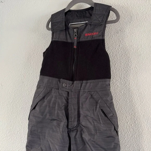 Snow Bib Pants 4T Weather Resistant Adjustable Zip Closure Snozu Winter Sporty - Picture 3 of 12
